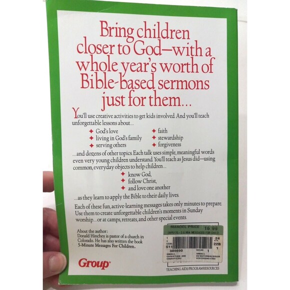 6-Minute Messages for Children: 52 New Children's Lessons for Any Occasion Book - Picture 4 of 8